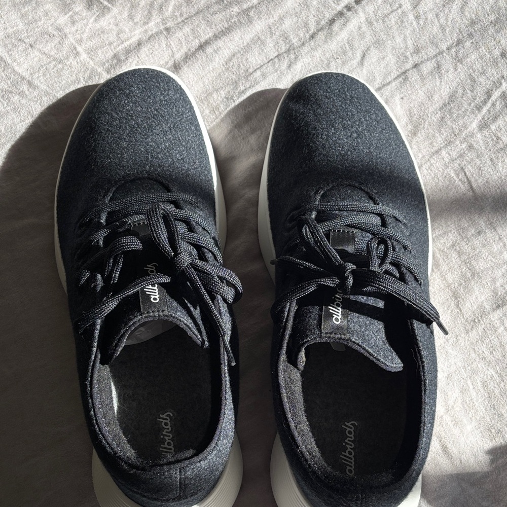 Allbirds Charcoal Wool Runners NEW - Picture 7 of 7